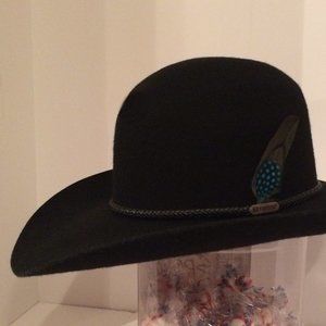 Custom Resistol Cowboy Hat. Open Crown Size 6.78